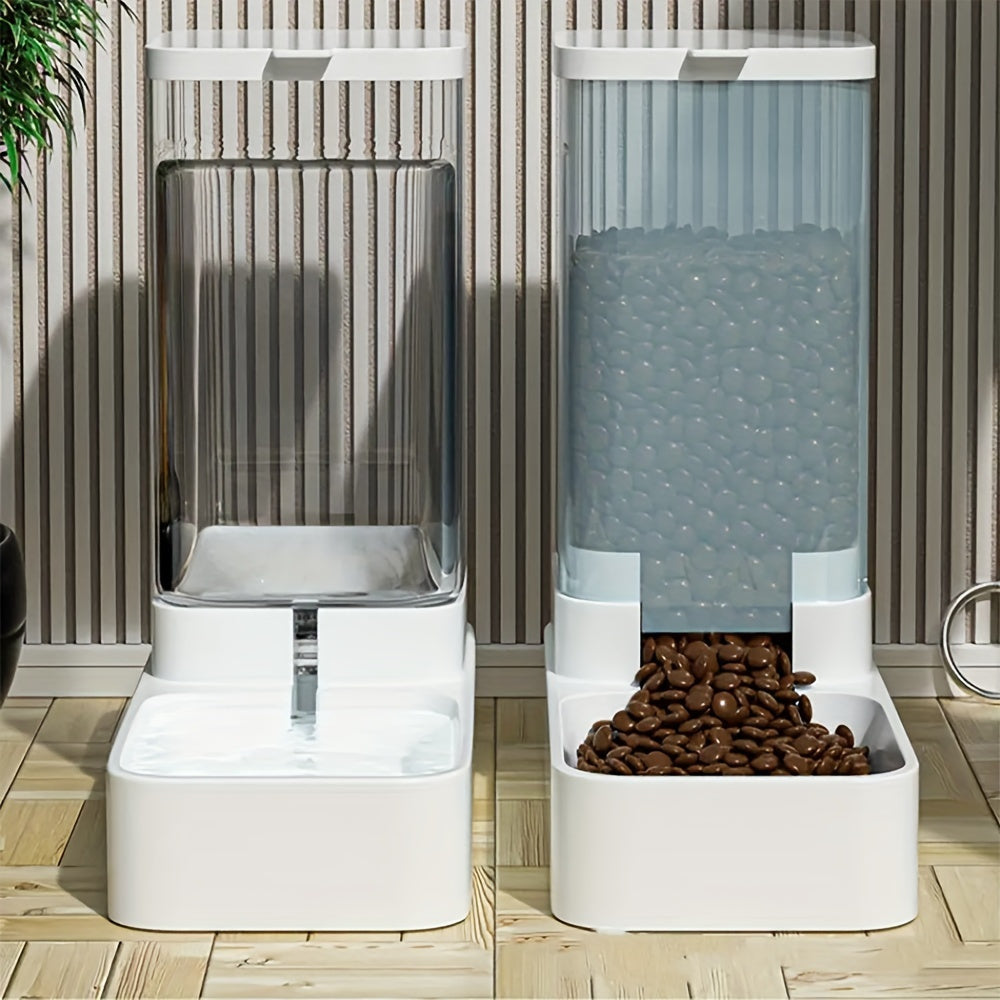 Distributeur automatique eau & croquettes pour Chien ou Chat (2 tailles)