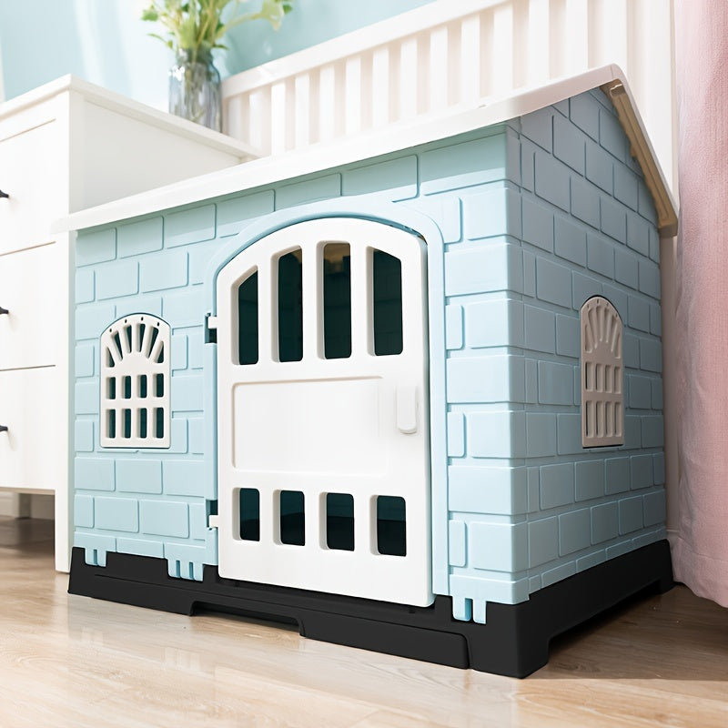 Niche Plastique Pliable avec Porte et Toit Amovible