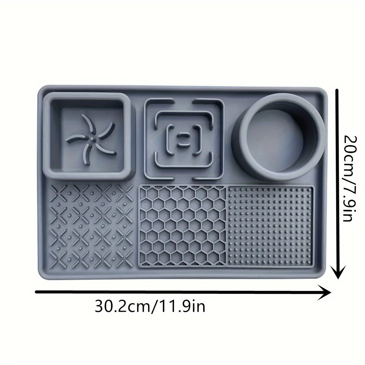 Tapis de léchage & gamelle anti-glouton avec ventouses pour chien