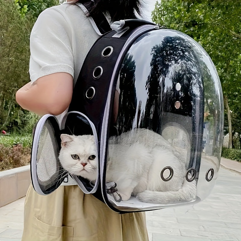 Sac à Dos Transparent pour Chat et Petit Chien