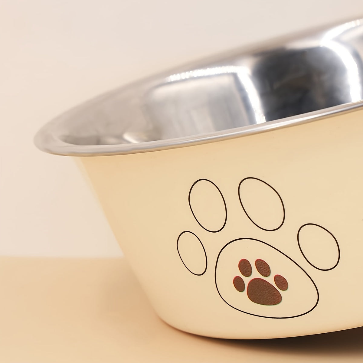Gamelle design patte inox antidérapante pour Chien