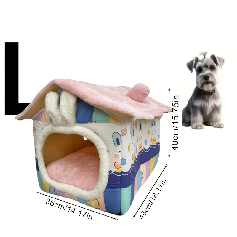 Maison Douillette Lapin pour Chiens et Chats