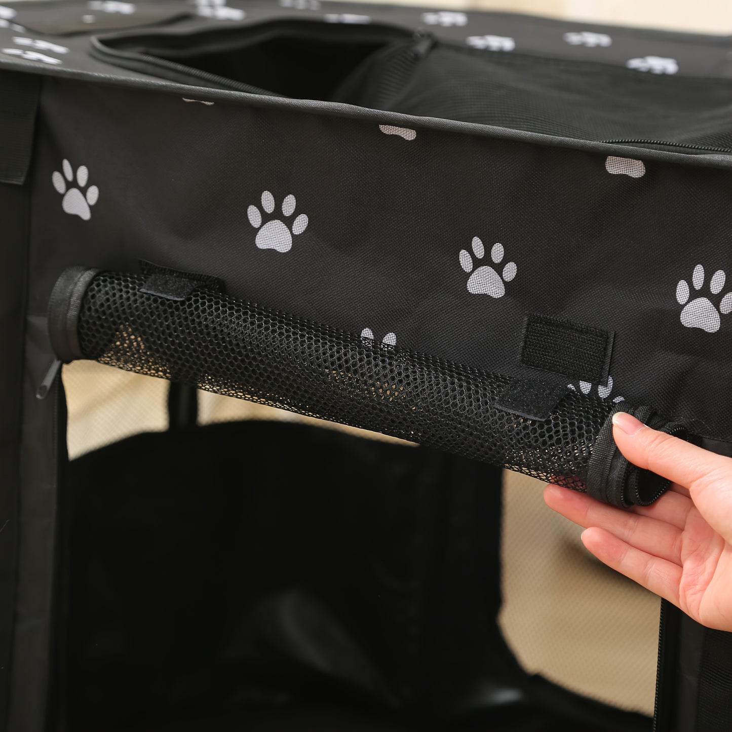 Tente Pliable pour chiens et chats – Maison portable aérée