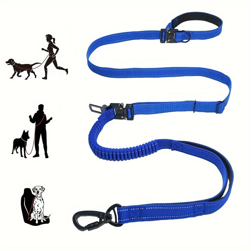 Laisse Mains Libres avec Boucle pour Voiture pour Chien