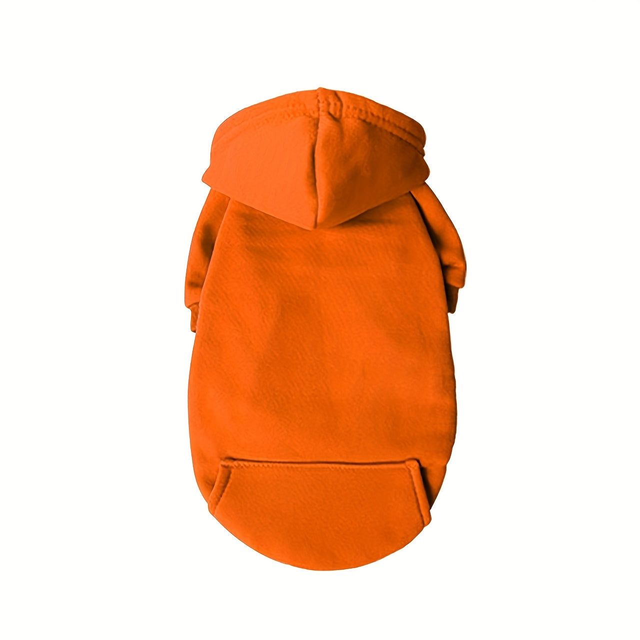 Sweat à Capuche Uni pour Chiens et Chats – Pull Hiver Doublé Polaire