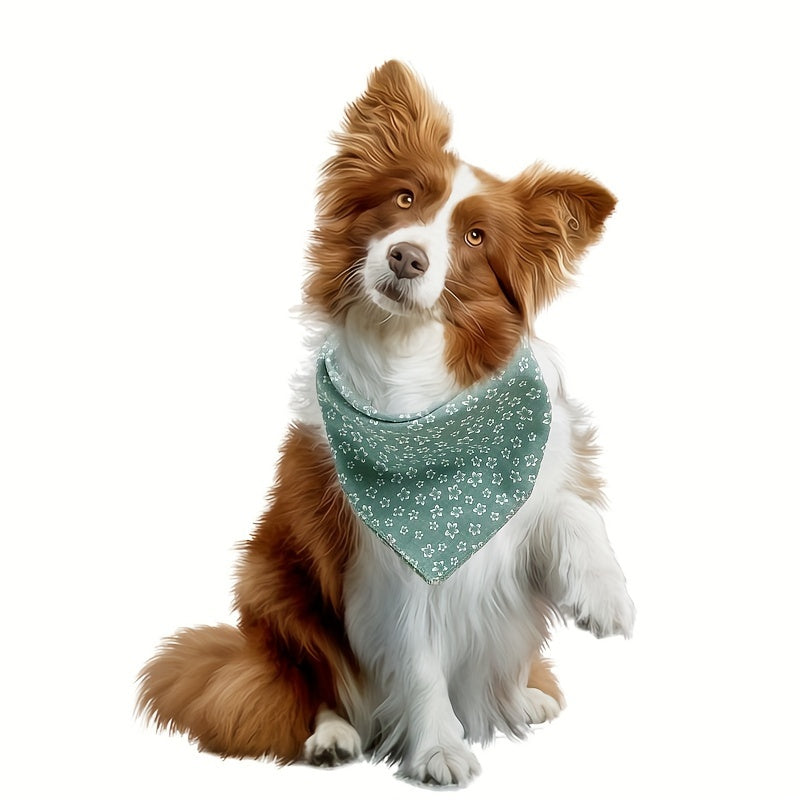 Foulard à Pois en Coton pour Chiens et Chats à Nouer