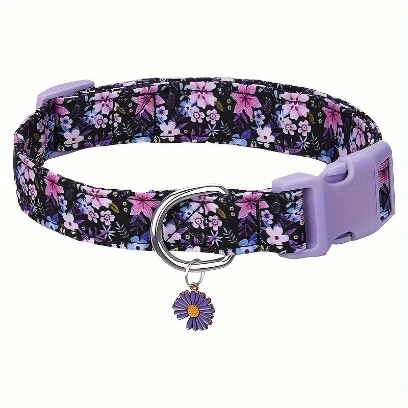 Collier Fleuri pour Chien avec Pendentif
