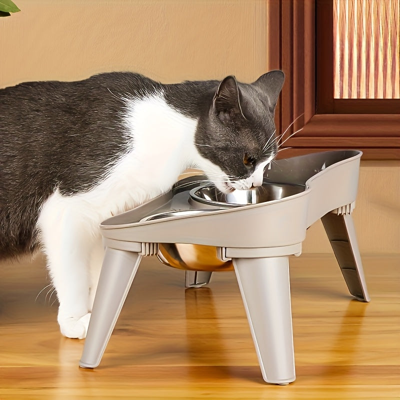 Gamelle surélevée double pour chien et chat