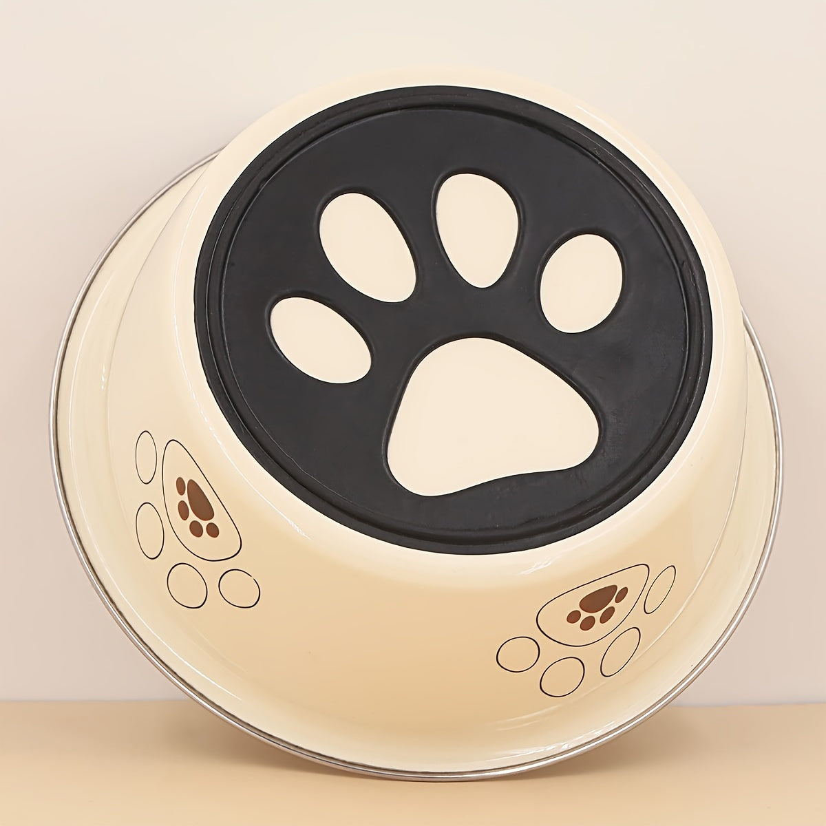 Gamelle design patte inox antidérapante pour Chien
