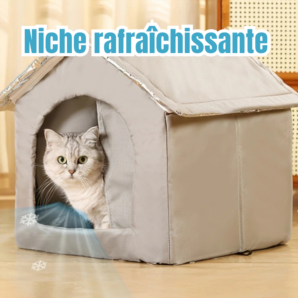 Maison Rafraîchissante pour Chats ou Petit Chiens