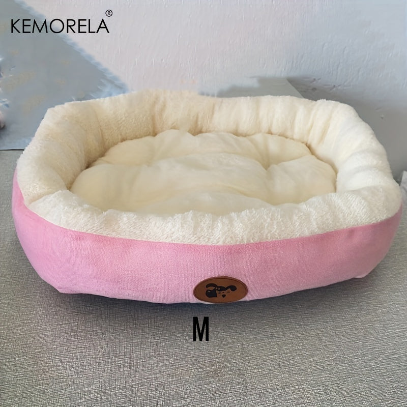 Panier rond Kemorela en peluche pour Chien et Chat