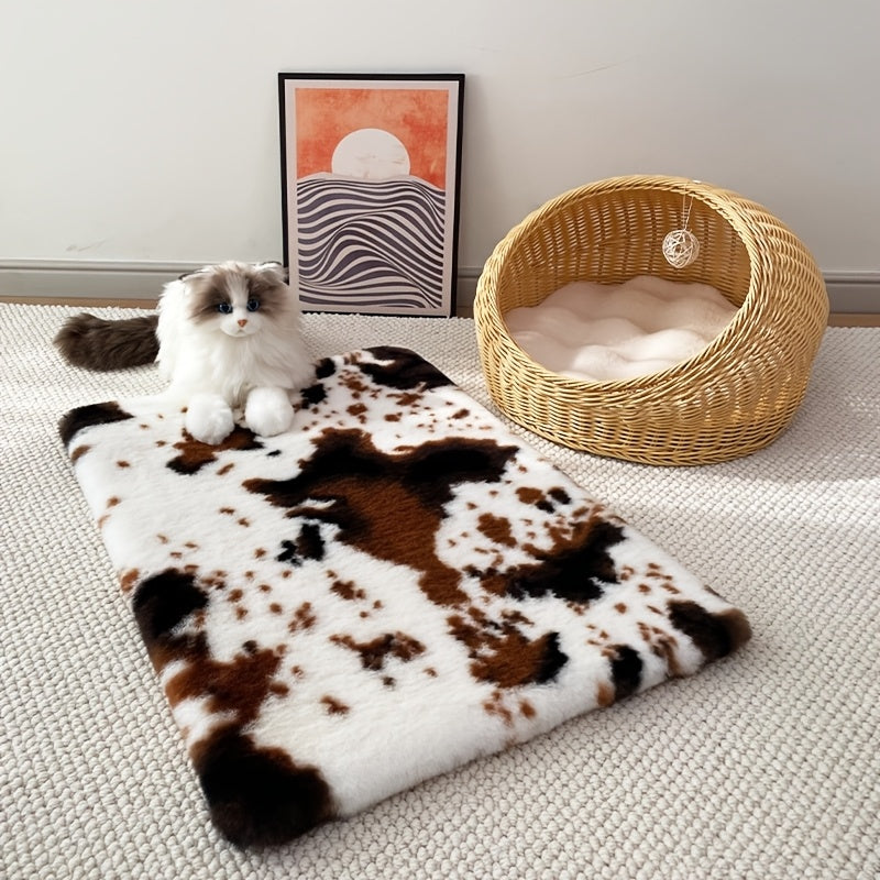 Tapis Doux en Fausse Fourrure pour Chiens et Chats