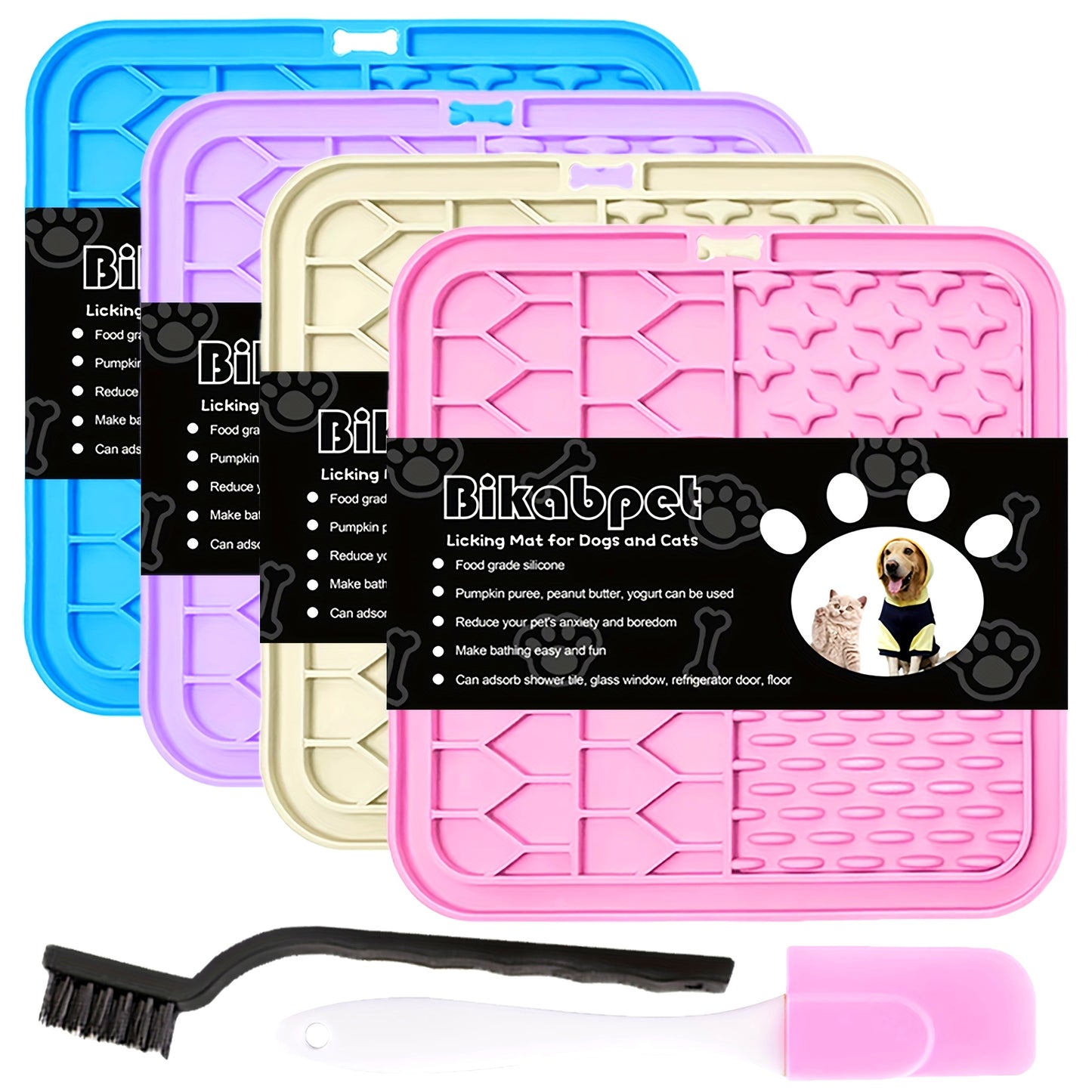 Tapis de Léchage Antidérapants pour Chiens et Chats