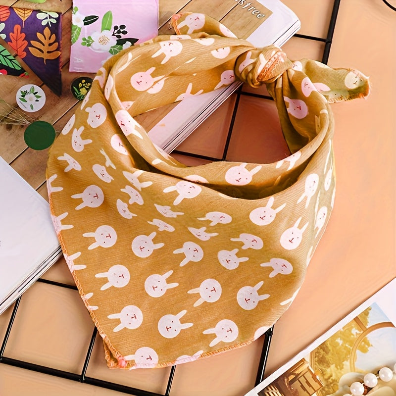 Foulard à Pois en Coton pour Chiens et Chats à Nouer