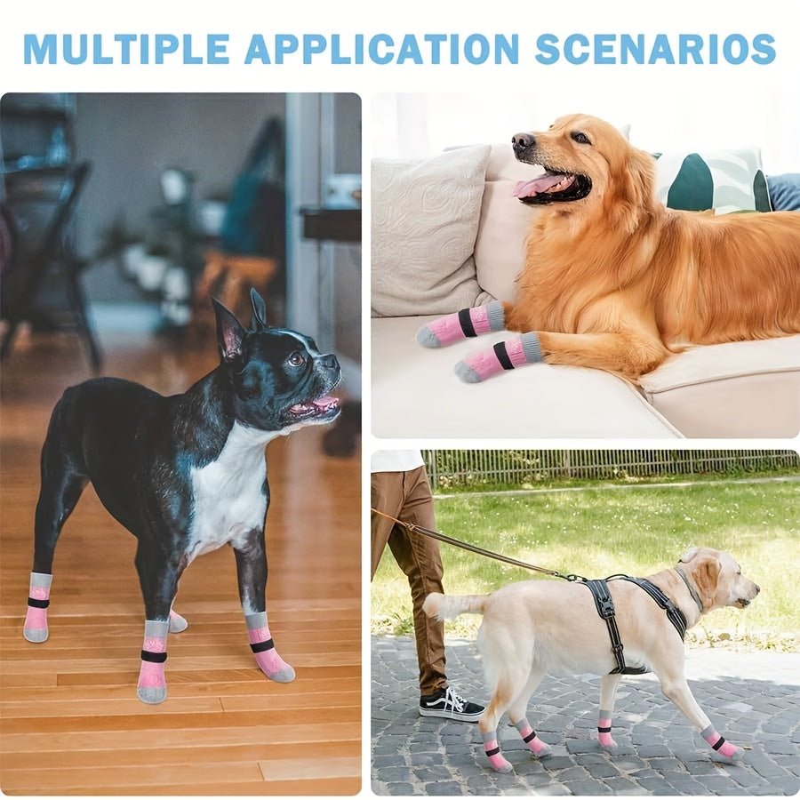 Chaussettes Antidérapantes avec Scratch – Protection Patte Intérieure