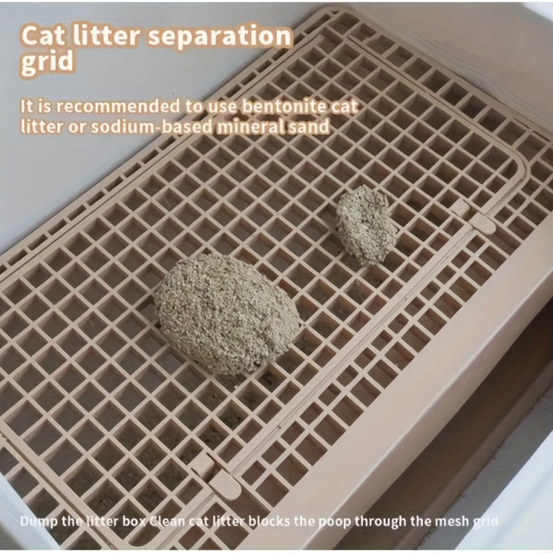 Bac à Litière Auto-Nettoyant pour Chat à Rotation 360°