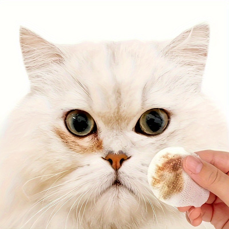 Disques Nettoyants Ronds pour Yeux et Oreilles Chats & Chiens