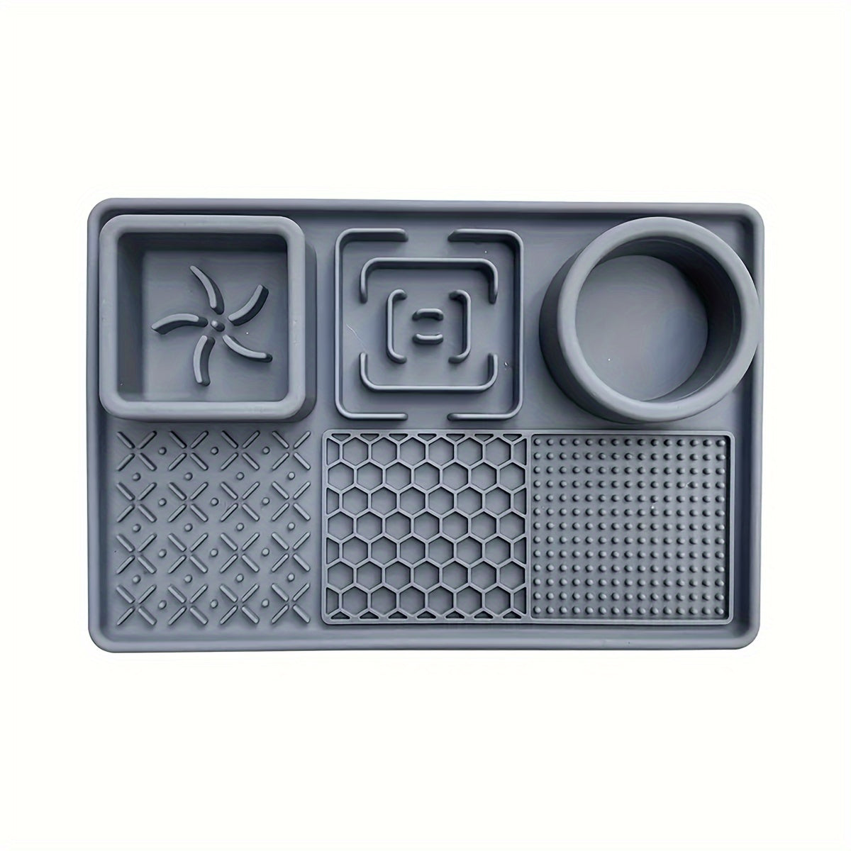 Tapis de léchage & gamelle anti-glouton avec ventouses pour chien