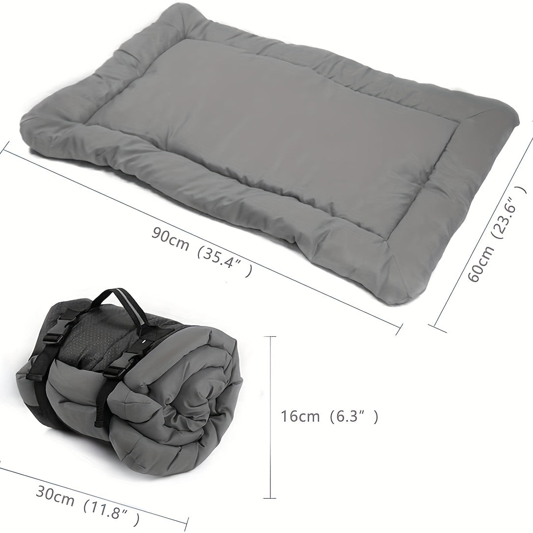 Coussin Extérieur Pliable pour Chien – Antidérapant et Lavable