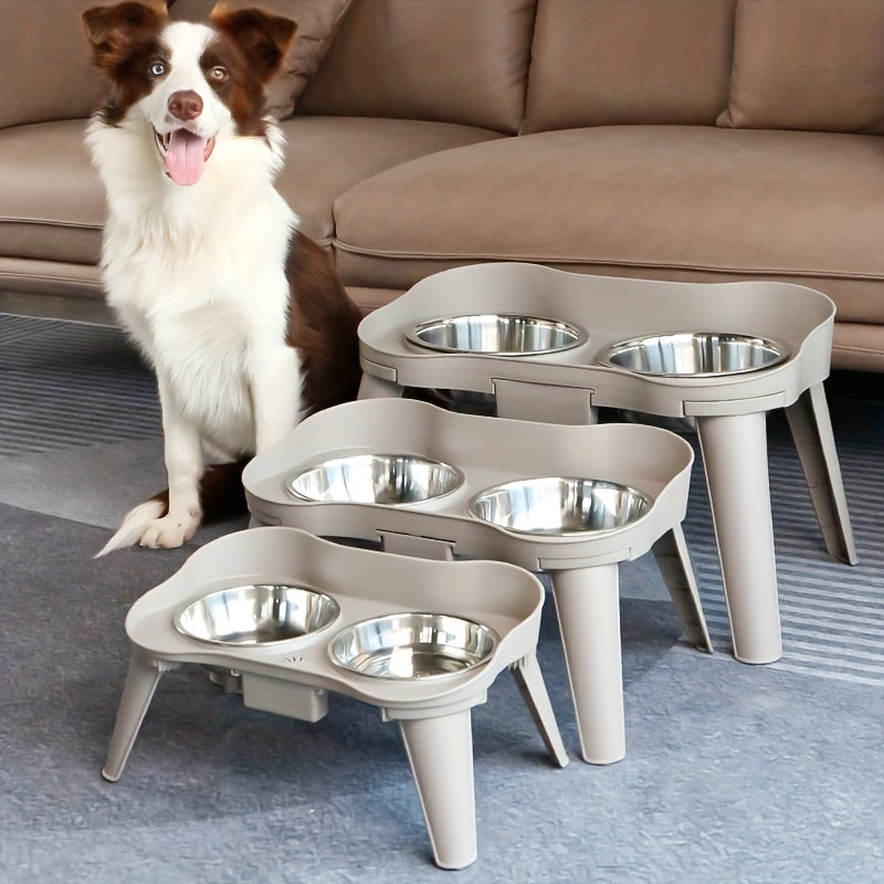 Gamelle surélevée double pour chien et chat