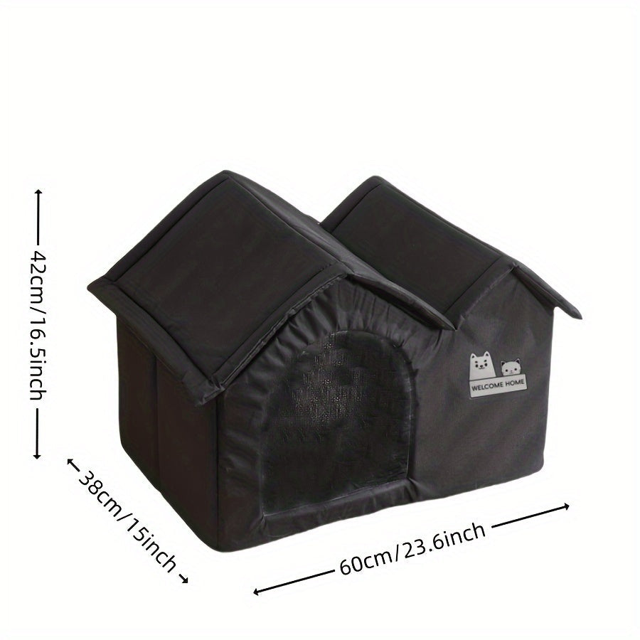 Maison isotherme imperméable pour chat et petit chien