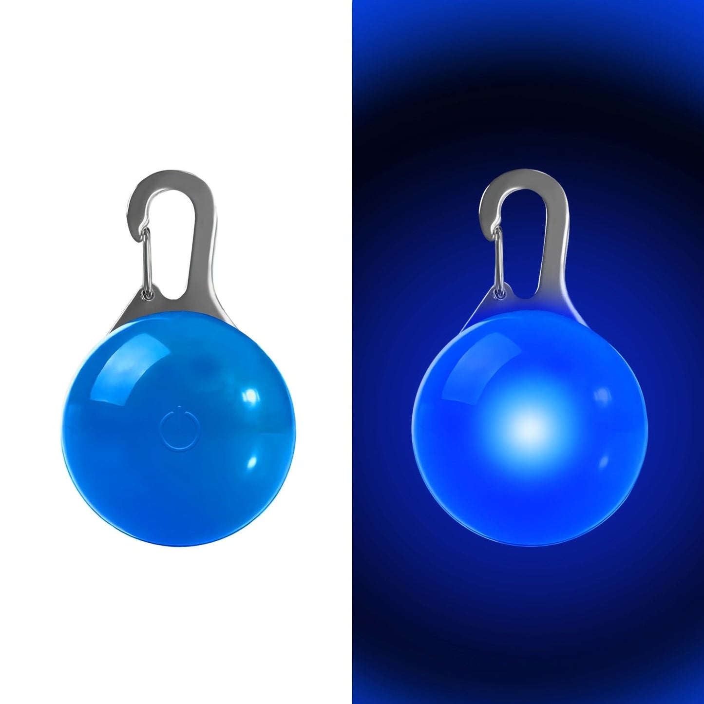 Pendentif lumineux rond pour collier de Chien ou Chat