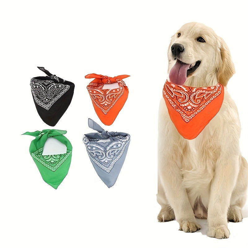 Bandana Classique Carré pour Chien – Motif Paisley