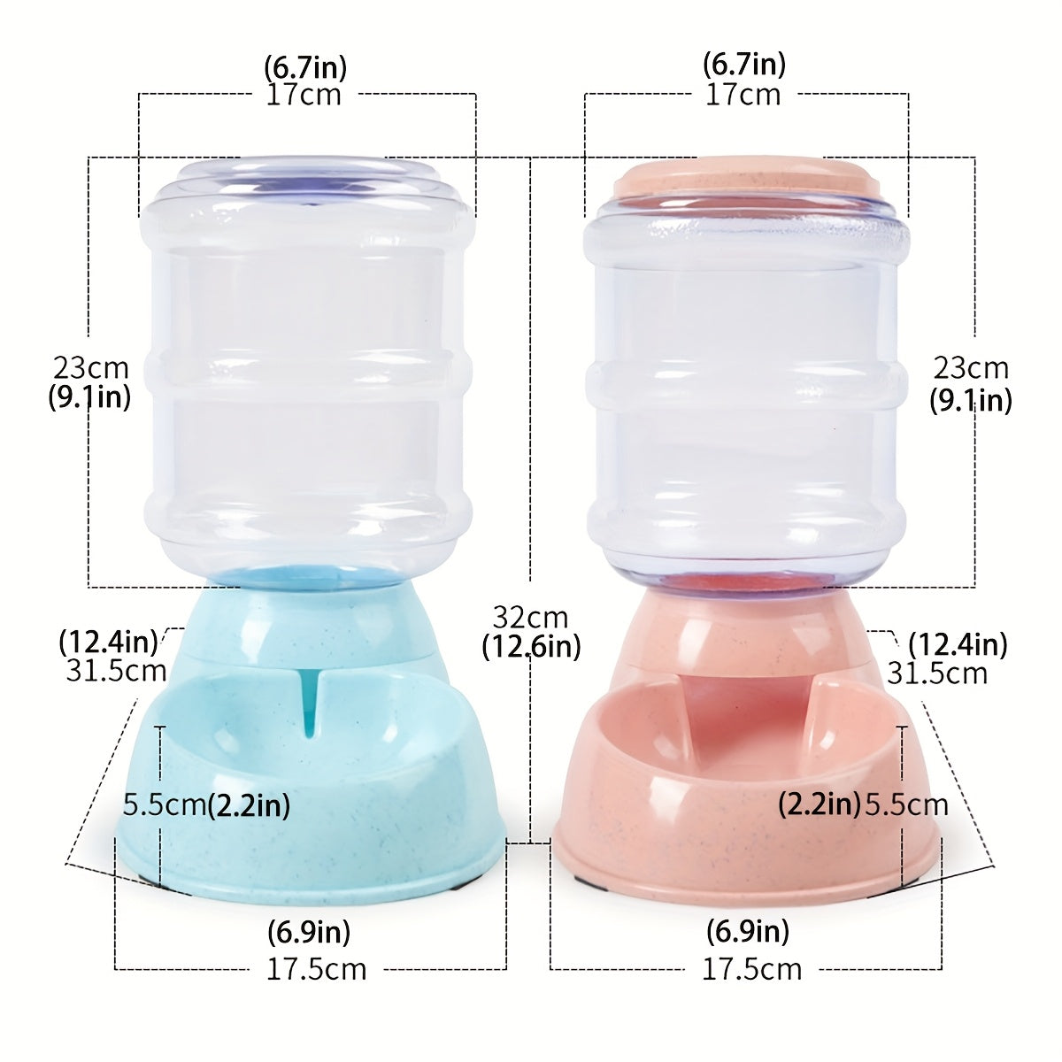 Distributeur Automatique Eau ou Croquettes pour Petits Chiens ou Chats
