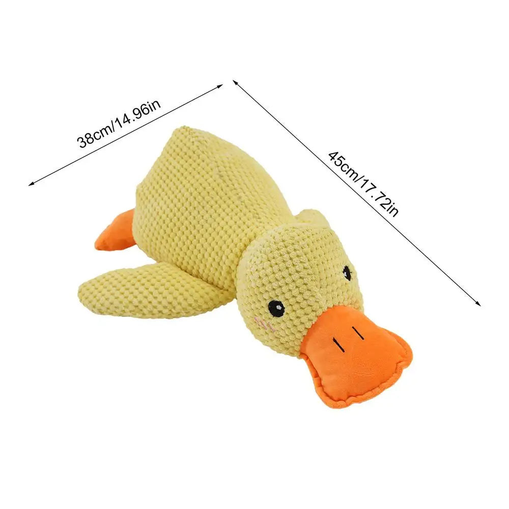 Jouet en peluche canard pour chien – Doux & ludique