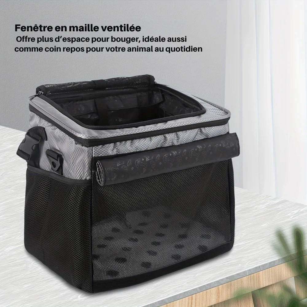 Panier vélo étanche 4-en-1 pour Chien et Chat