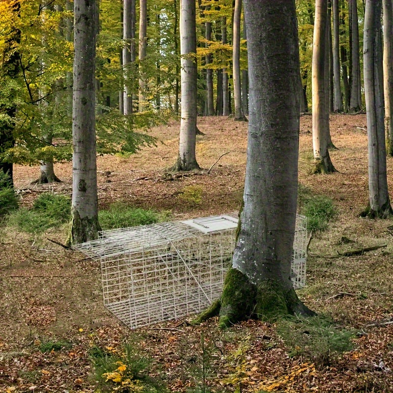 Cage de Capture Pliable en Acier Inoxydable – Grand Modèle