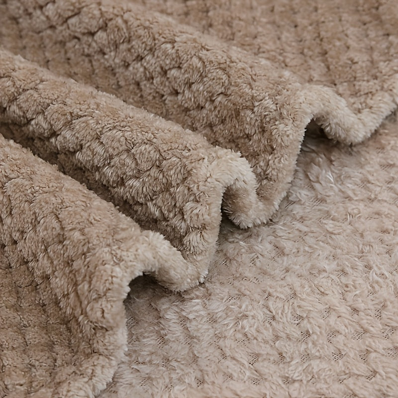Couverture Texturée en Polyester Doux pour Chiens et Chats