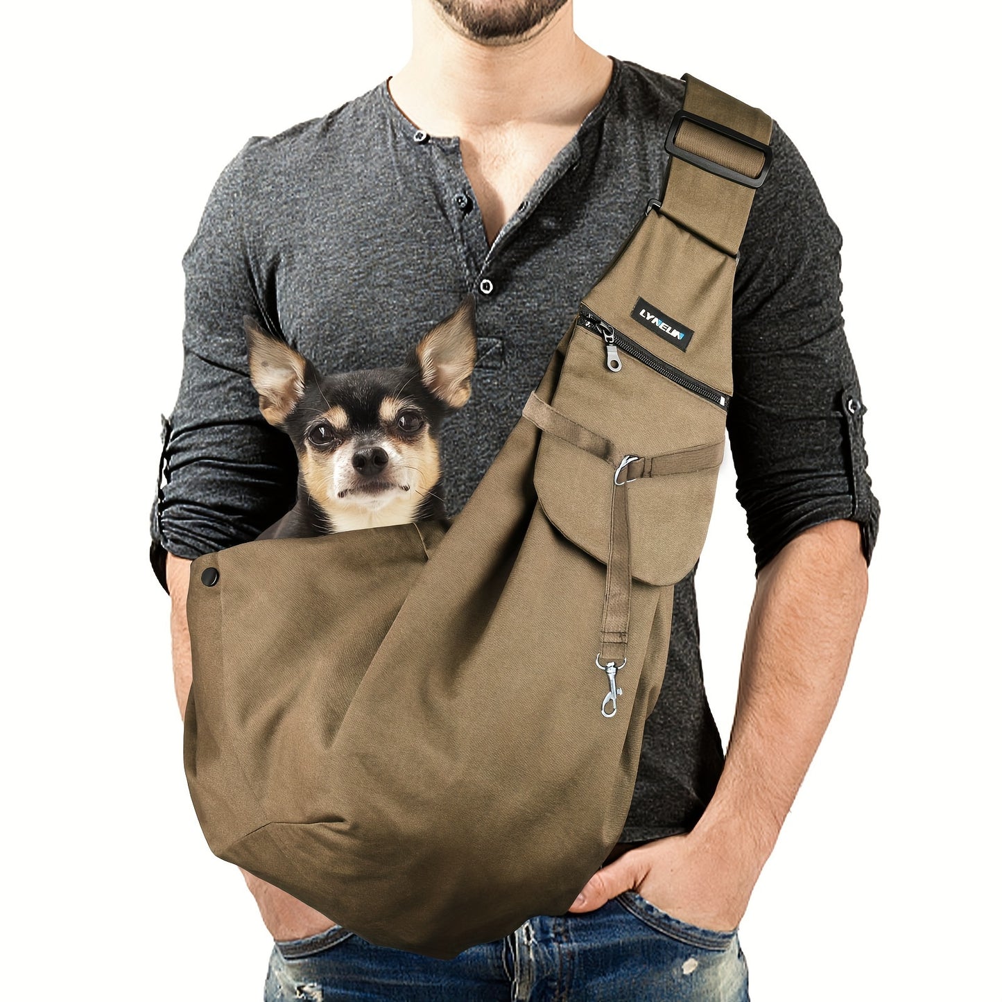 Sac d'Épaule Réversible pour Petits Animaux