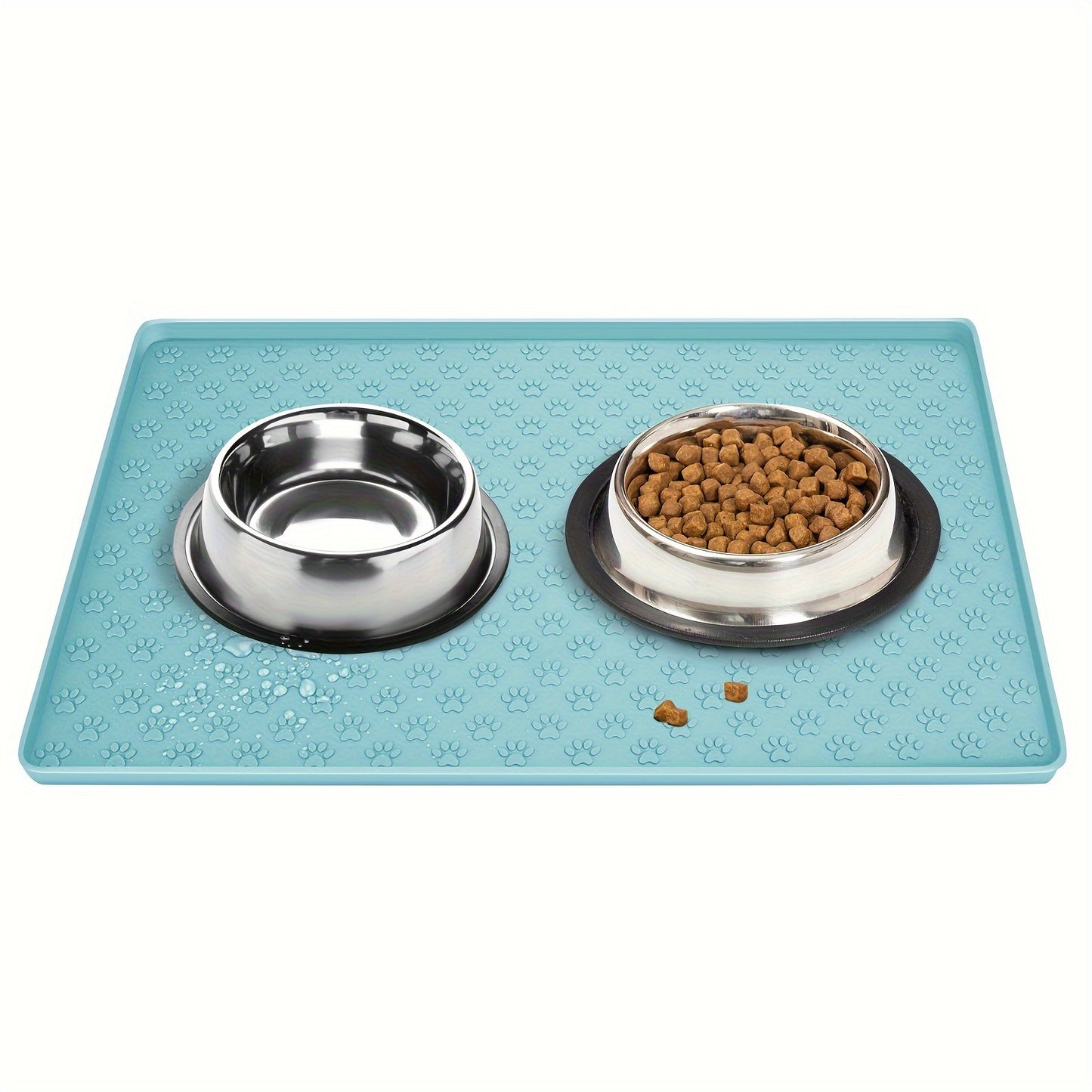 Tapis de gamelle antidérapant en silicone pour chien et chat