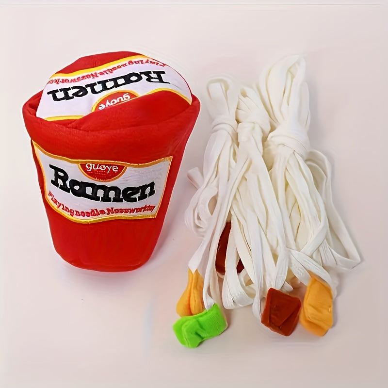 Jouet Ramen en Peluche pour Chiens – Cache Friandises Interactif