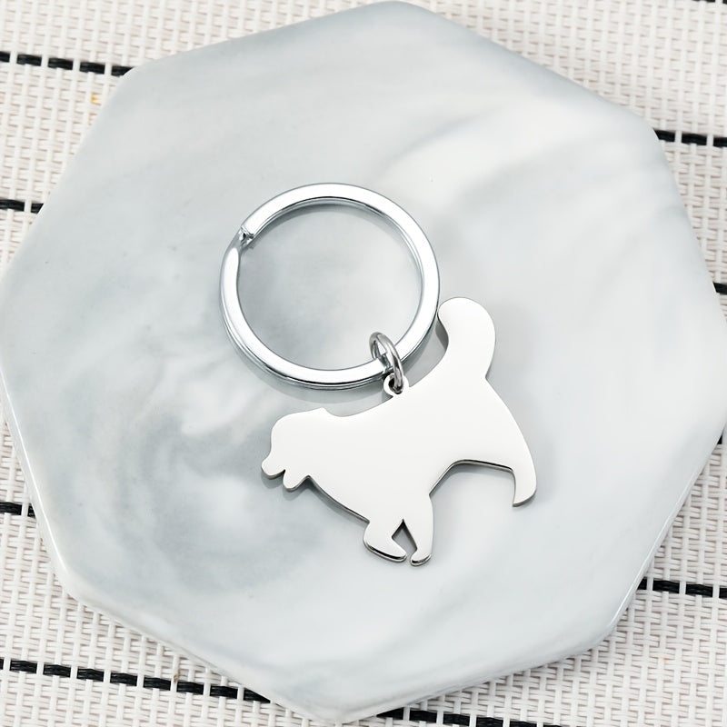 Médaille chien personnalisable en acier inoxydable