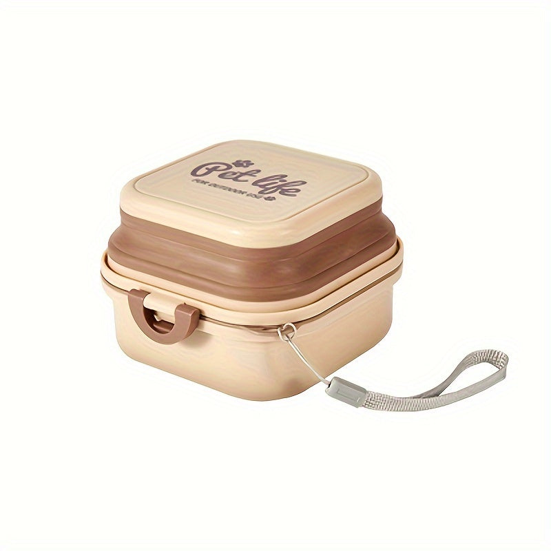 Gamelle de voyage pliable 2-en-1 pour Chien