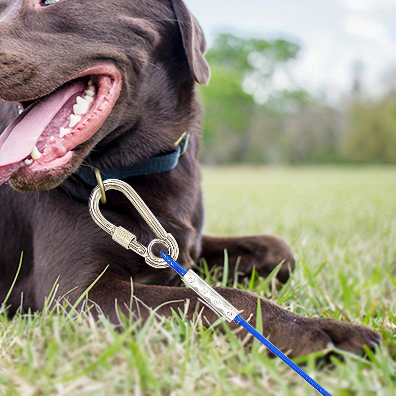 Longe d’attache Acier Renforcé Ultra Résistante pour Chien