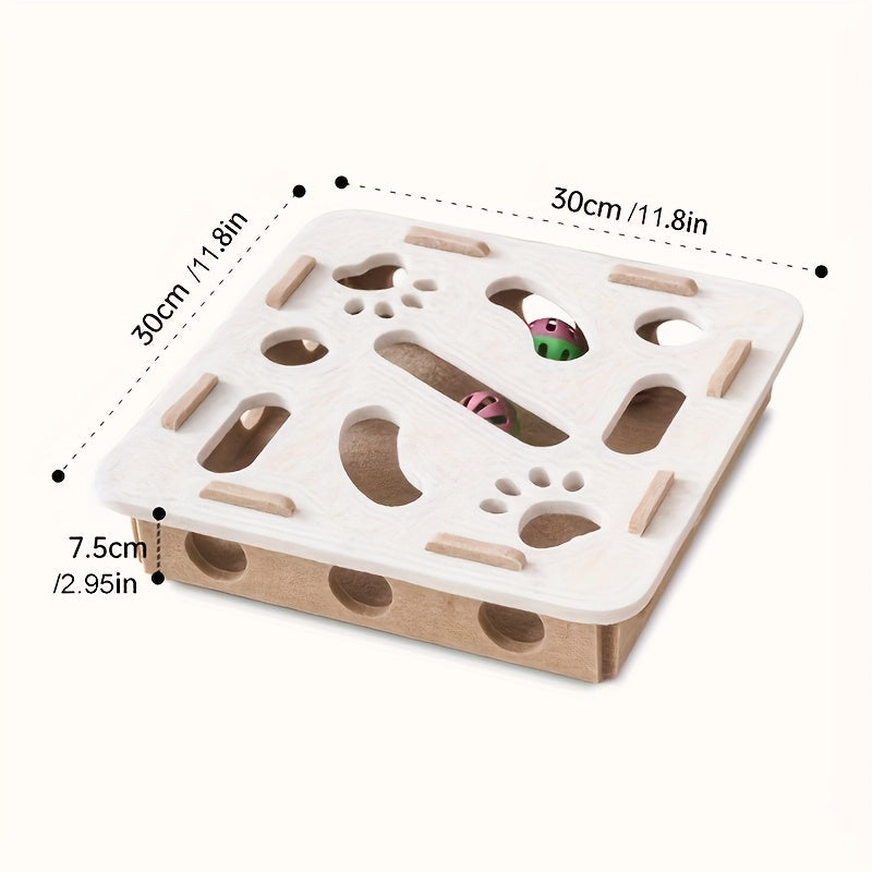 Boîte de Jeu Interactive pour Chat avec Balles