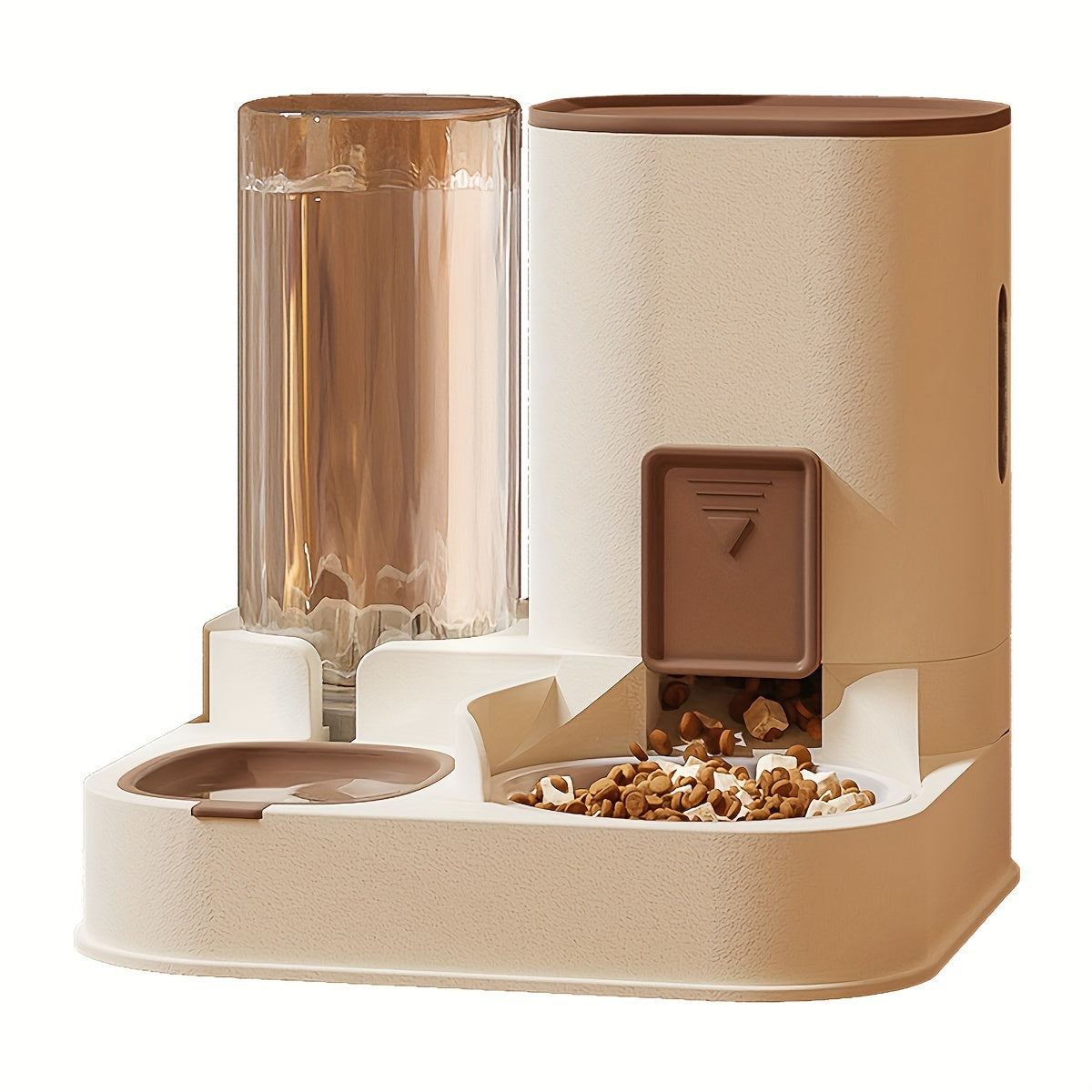 2 en 1 Distributeur automatique nourriture & eau pour chien et chat