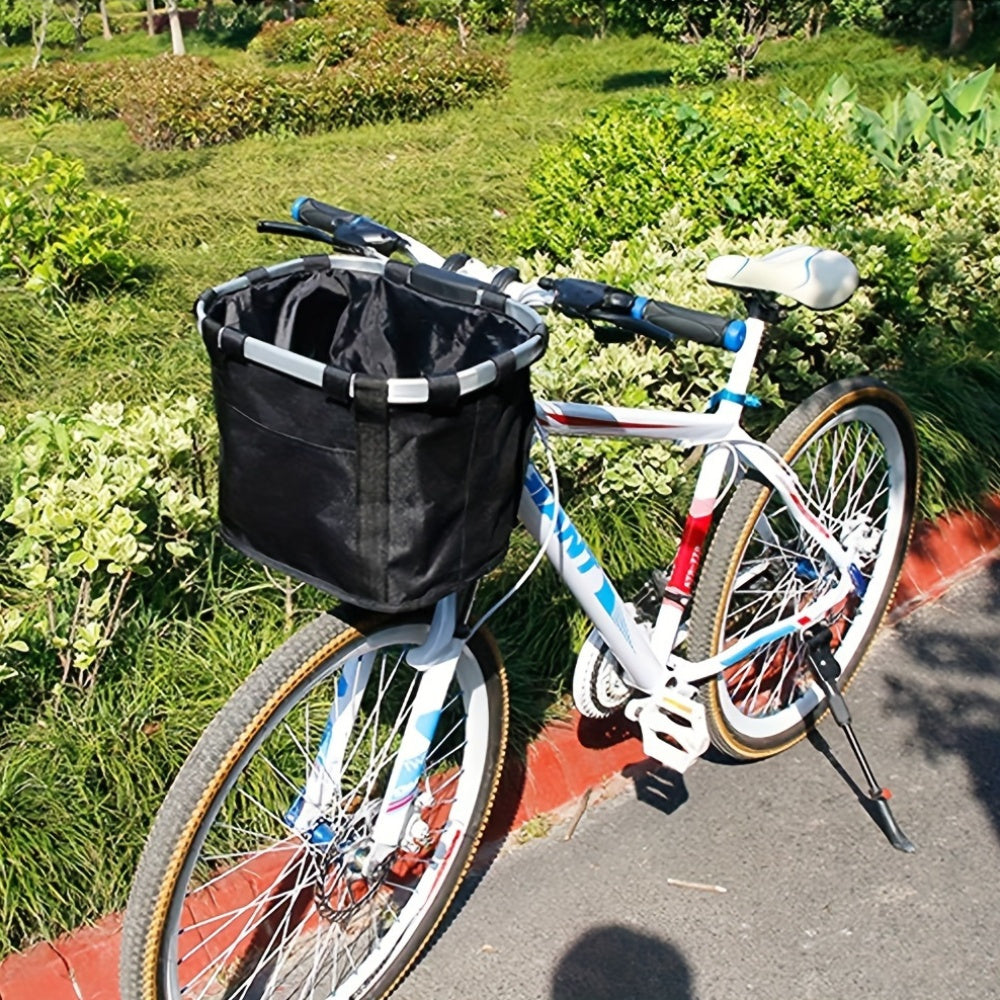 Panier vélo pliable avec support guidon pour Chien ou Chat