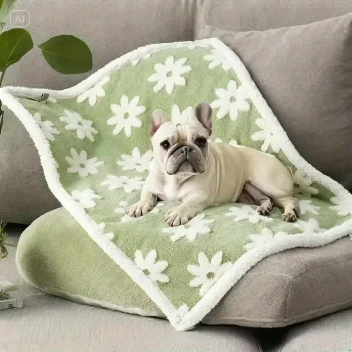 Couverture Moelleuse à Motif pour Chiens