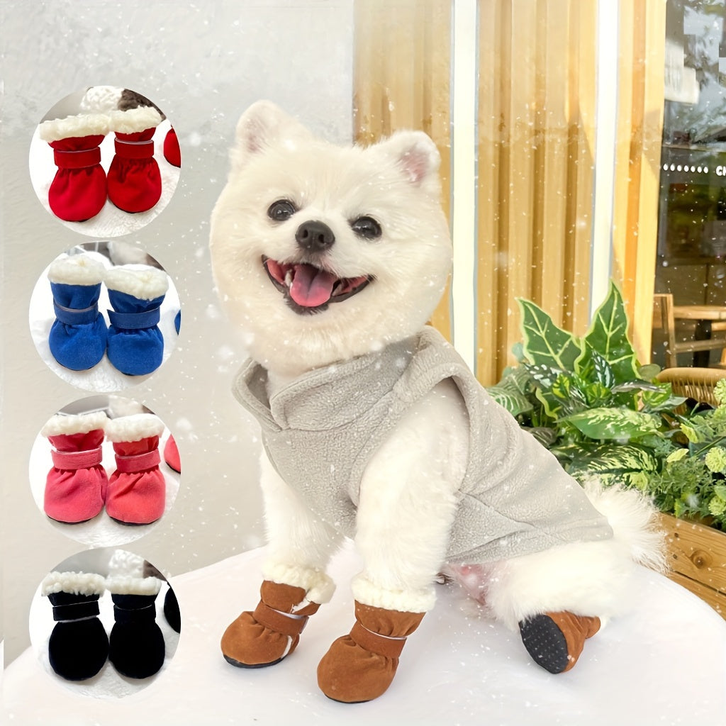 Bottines Chaudes Antidérapantes pour Chats ou Chiens