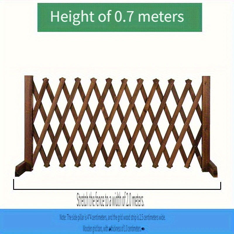 Barrière Extensible en Bois Naturel pour Chiens – Plusieurs Tailles