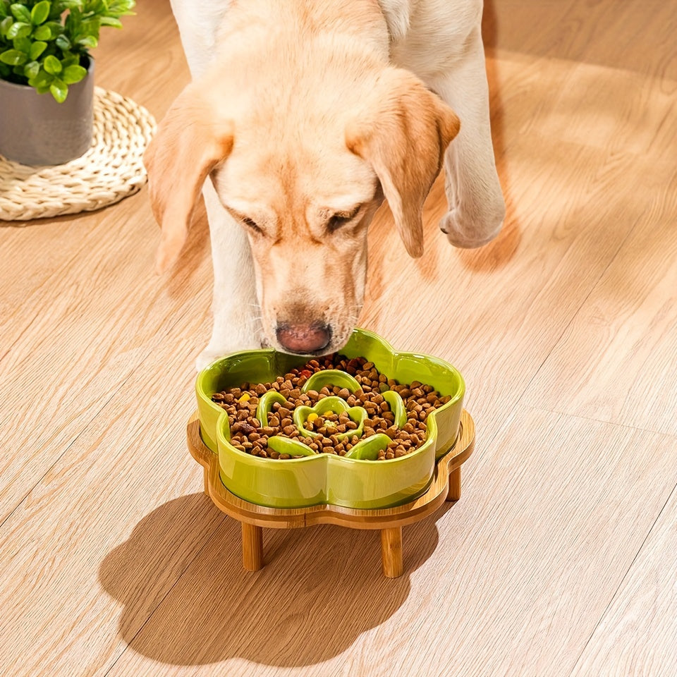 Gamelle anti-glouton en céramique pour Chien et Chat