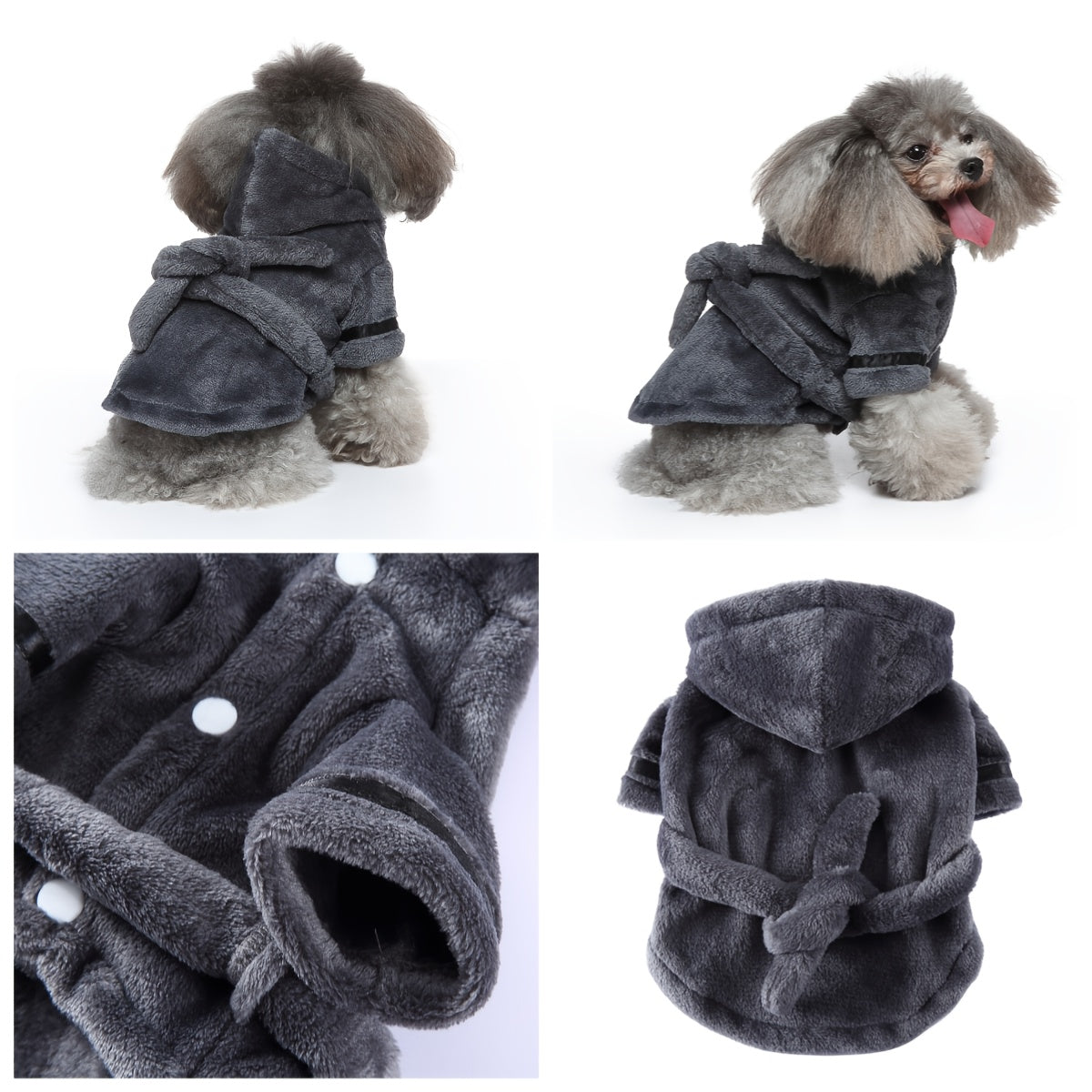 Pack 3 pièces Peignoir Douillet pour Chiens et Chats
