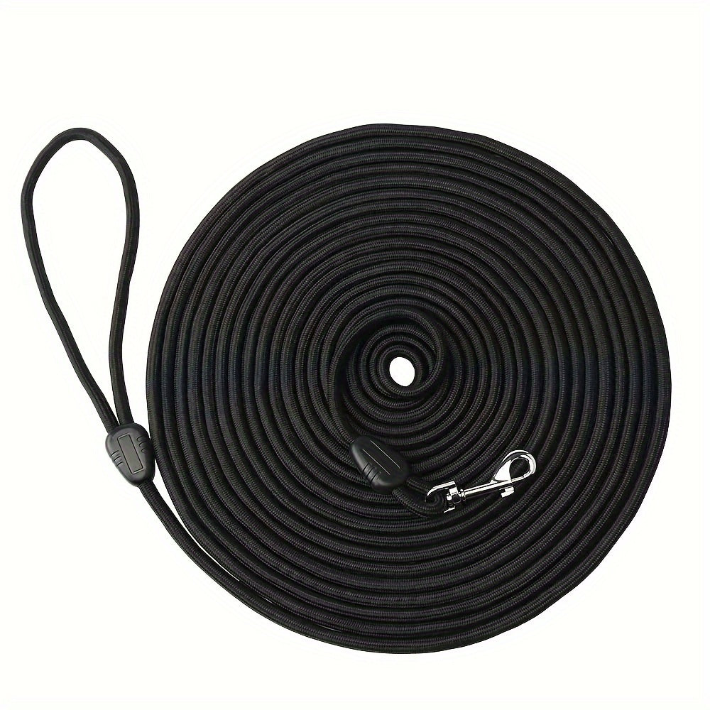 Longe en Nylon avec Mousqueton Rotatif pour Chien – 5 à 15 mètres