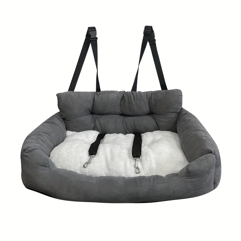 Siège auto et lit de voyage 2-en-1 pour Chien