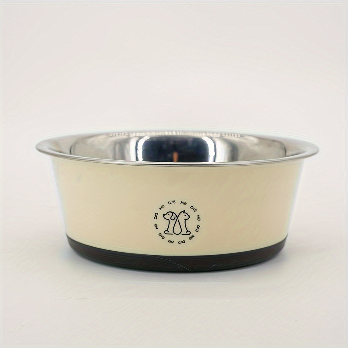 Gamelle inox antidérapante design Patte pour chien (XS à L)