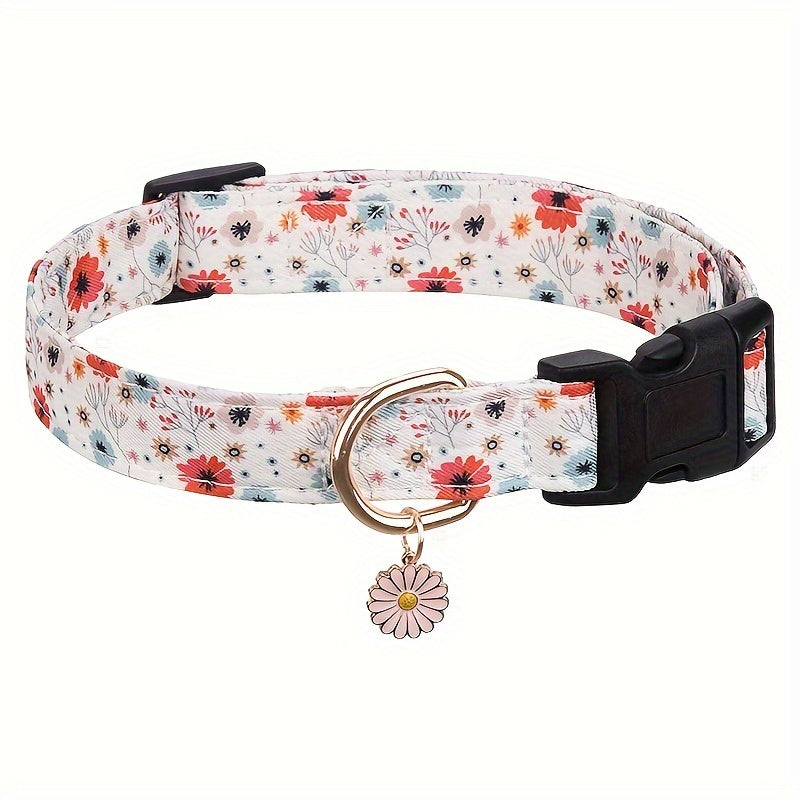 Collier Fleuri pour Chien avec Pendentif